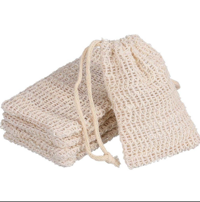 Soap Saver Pouch Sisal Soap Bag