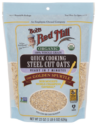 Organic Quick Cooking Steel Cut Oats