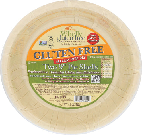 Gluten Free 9in Pie Shells