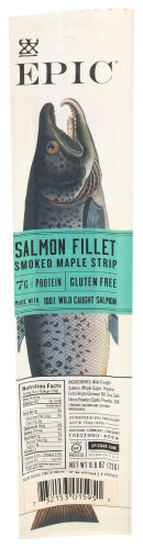 Smoked Maple Salmon Fillet Strip