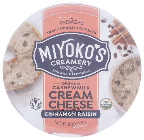 Organic Plant Based Cinnamon Raisin Cream Cheese