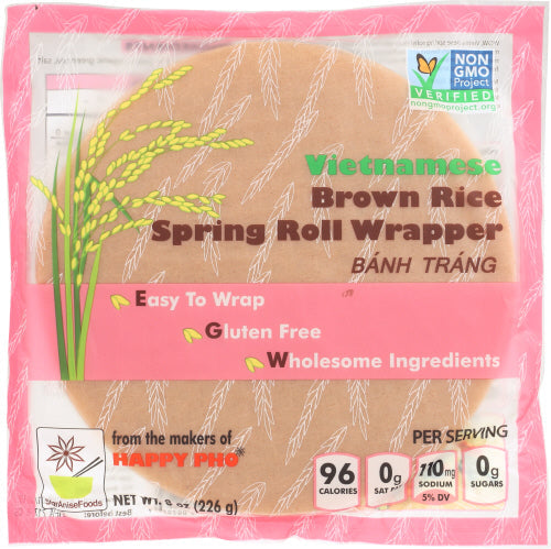 Vietnamese Brown Rice Spring Roll Wrapper