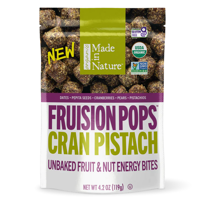 Organic Cran-Pistach Fruision Pops