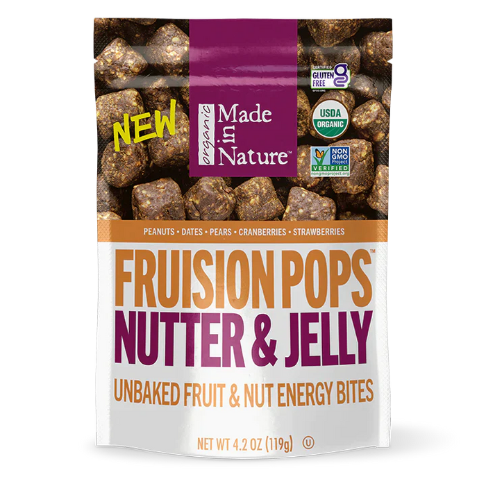 Organic Nutter & Jelly Fruision Pops