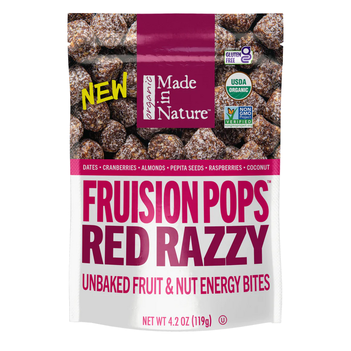 Organic Red Razzy Fruision Pops